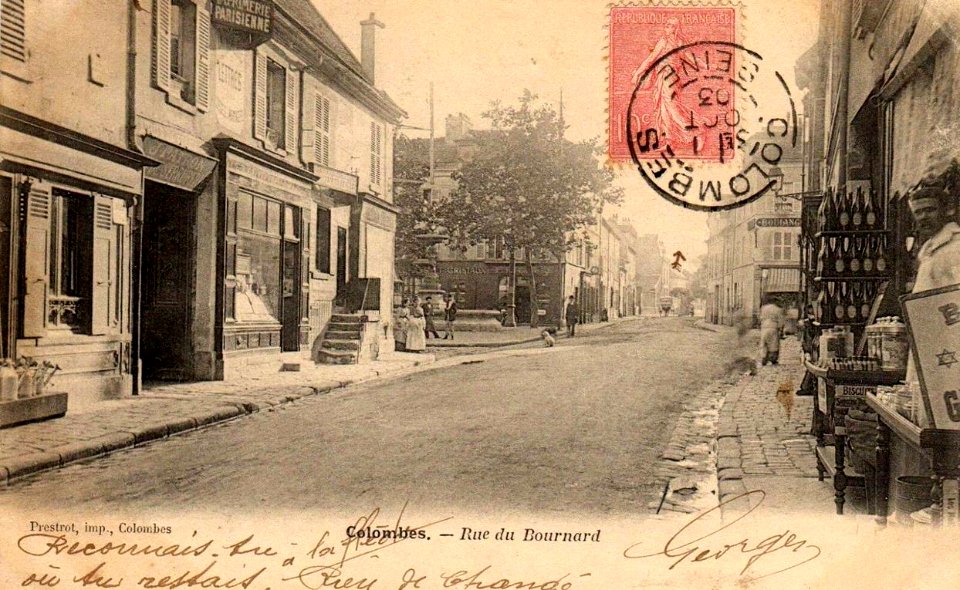Colombes.Rue du Bournard.1903