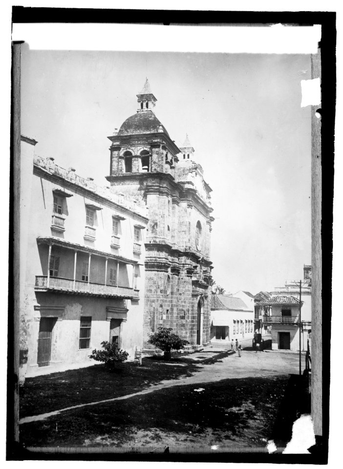 Colombia Cartagenia, San Pedro Claver Church as it was in Bolivar's time LCCN2016821224