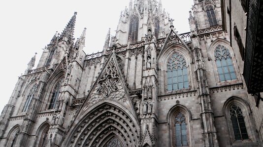 Sky church gray church