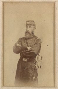 Colonel Francis L. Lee of 4th Massachusetts Infantry Battalion and 44th Massachusetts Infantry Regiment in uniform with sword LCCN2013645944