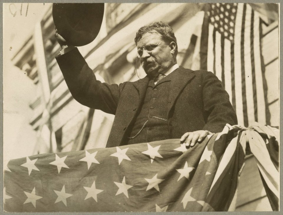 Colonel Roosevelt on his tour through New Jersey before the convention LCCN2009634000