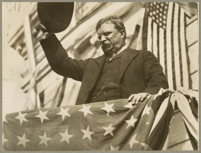 Colonel Roosevelt on his tour through New Jersey before the convention LCCN2009634000