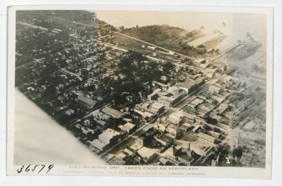 Collingwood Ontario from the Air (HS85-10-36579) original
