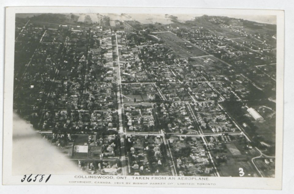 Collingwood Ontario from the Air (HS85-10-36581) original