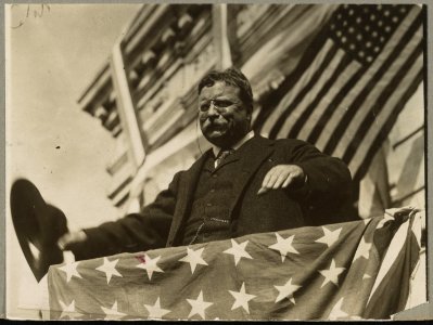 Colonel Roosevelt on his tour through New Jersey before the convention LCCN2009634001