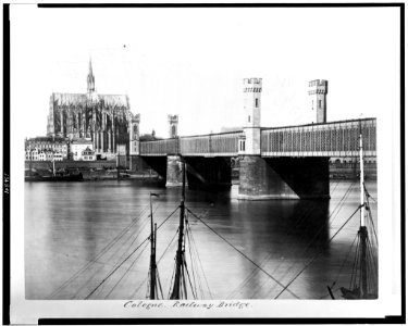 Cologne. Railway bridge LCCN94513814