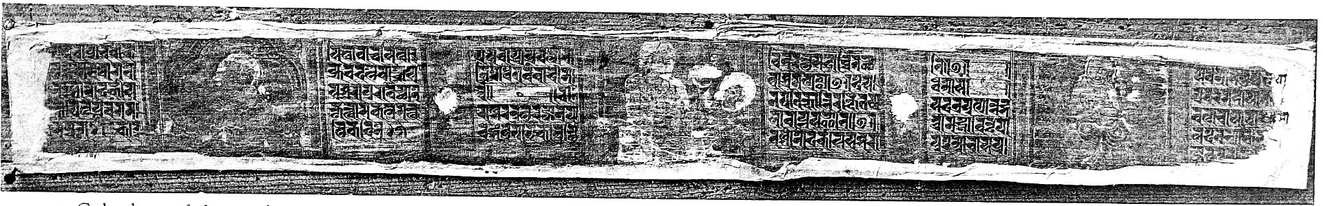 Colophon of Astasahasrika Prajnaparamita copied in the 18th year of Govindapala - The Pālas of Bengal Plate 37b