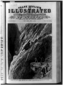 Colorado - our wonderful mineral productions - hauling machinery in the mountains, near the timber line, at Leadville, 10,500 feet above the level of the sea LCCN98505250