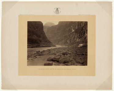 Colorado River, mouth of Kanab Wash, looking West - W. Bell, phot. LCCN2007682545