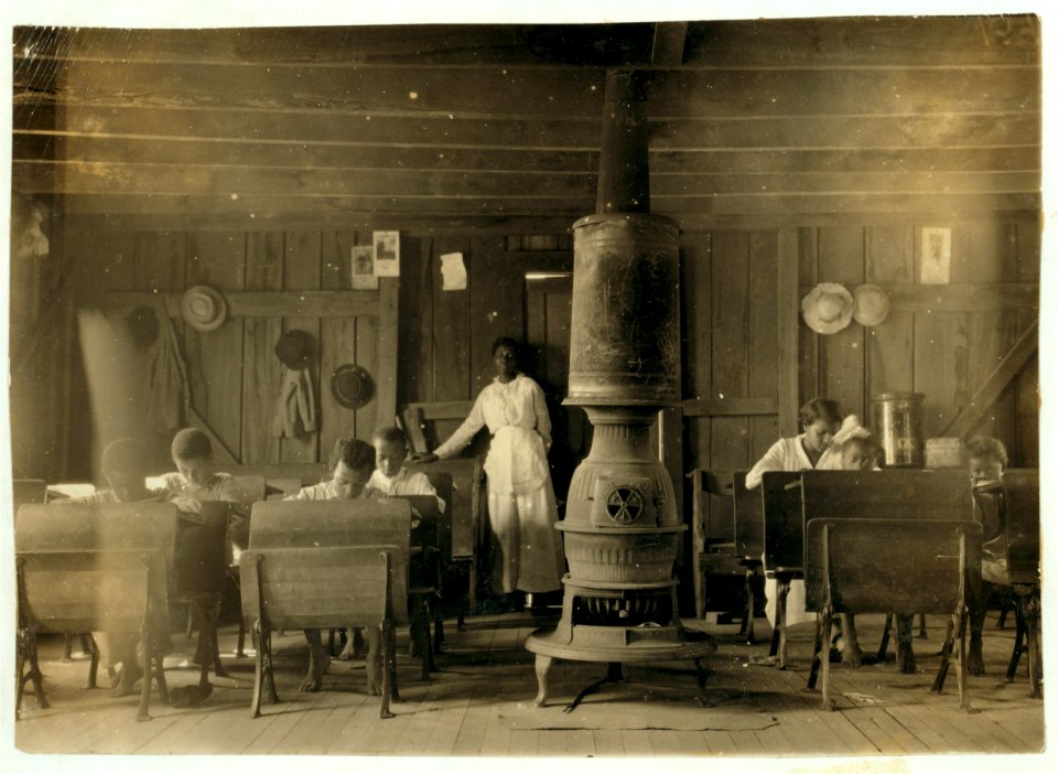 Colored School at Anthoston. Census 27, enrollment 12, attendance 7. Teacher expects 19 to be enrolled after work is over. 'Tobacco keeps them out and they are short of hands.' Ages of those LOC cph.3a29794