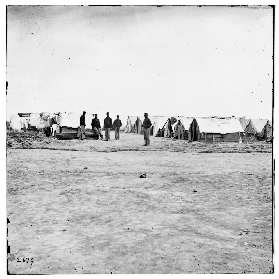 Colored infantry camp LOC cwpb.02165
