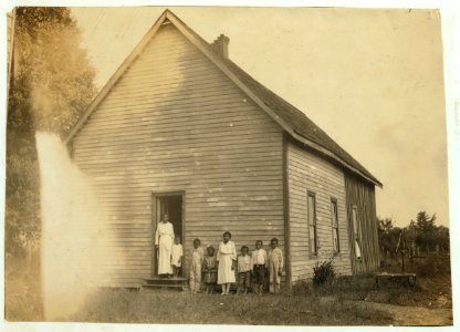 Colored School at Anthoston. Census 27, enrollment 12, Attendance 7. Teacher expects 19 to be enrolled after work is over. 'Tobacco keeps them out and they are short of hands.' Ages of those LOC nclc.00524