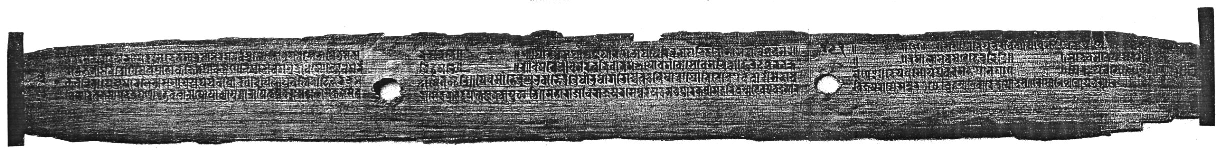 Colophon of Prajnaparamita - 19th year of Harivarmman - The Pālas of Bengal Plate 36d