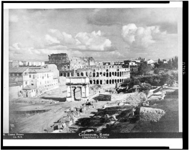 Colosseum, Rome (Amphitheatre of Flavius) LCCN97506527 photo