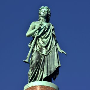 Colt Family Monument (Randolph Rogers, sculptor), Cedar Hill Cemetery, Hartford, CT - February 2016