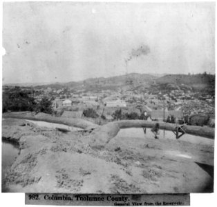 Columbia, Tuolumne County General View from the Reservoir LCCN2002717174