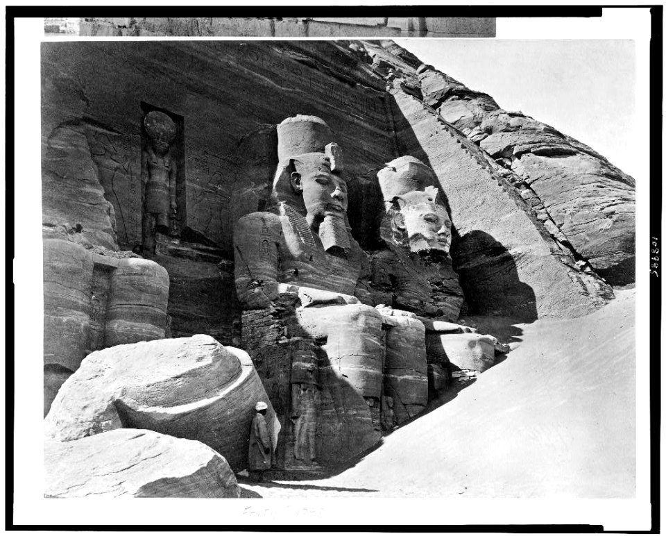 Colossi of Great Temple, Abū Sunbul, Egypt LCCN94514515