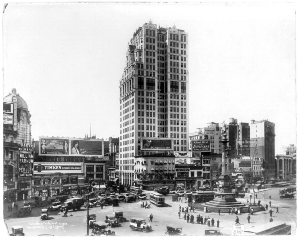 Columbus Circle, New York City- (Looking west) LCCN2003677487