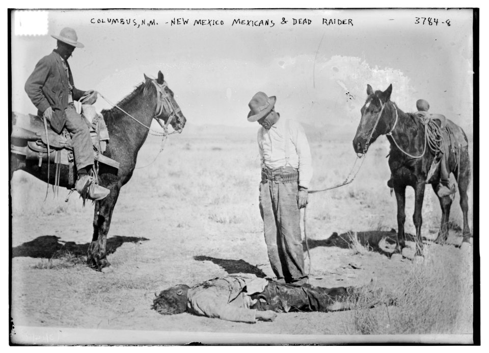 Columbus, N.M. - New Mexico Mexicans & dead raider LCCN2014701187