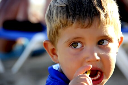 Portrait innocence look