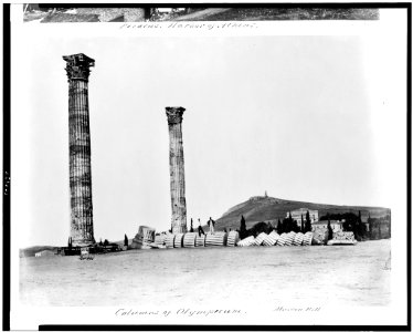Columns of Olympieum. Museon Hill - Bonfils. LCCN94513466