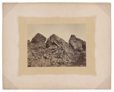 Columnar Basalt, Mouth of Grand Wash, Colorado River - Timothy O'Sullivan, photographer. LCCN2007675837