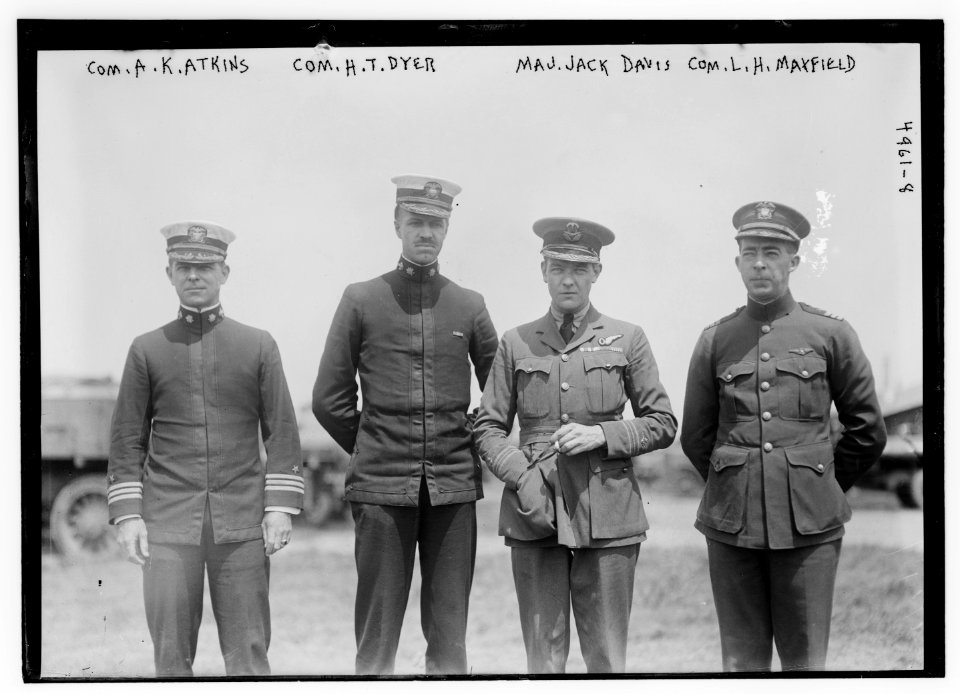 Com. A. K. Atkins, Com. H. T. Dyer, Maj. Jack Davis, Com. L. H. Maxfield LCCN2014709226
