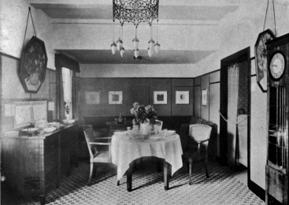 Comedor sala común bella época dresde
