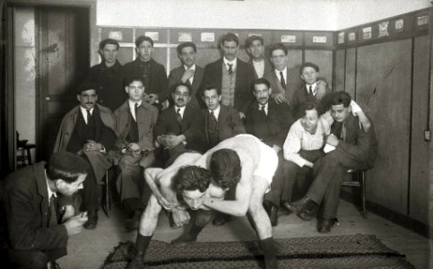 Combates de lucha libre (1 de 2) - Fondo Car-Kutxa Fototeka
