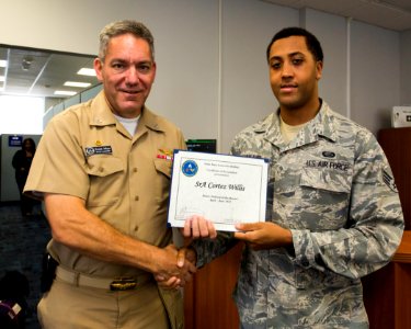 Commander of Joint Base Anacostia-Bolling recognizes quarterly award winners for April to June 2014 period 140915-N-WY366-008