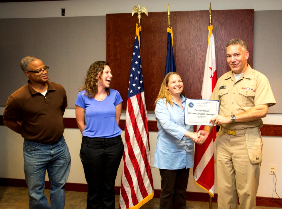 Commander of Joint Base Anacostia-Bolling recognizes quarterly award winners for April to June 2014 period 140915-N-WY366-006
