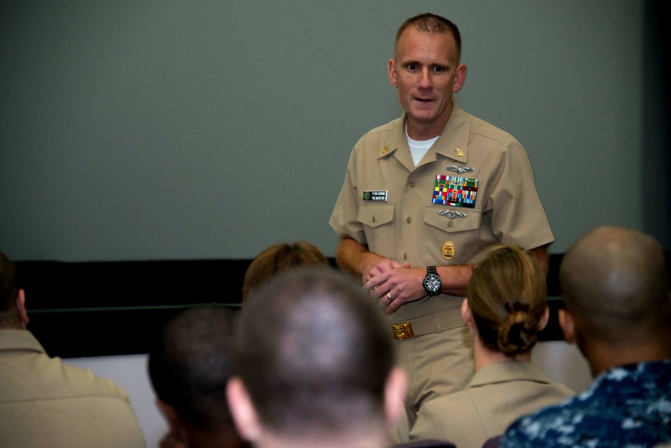 Commander, Navy Cyber Forces force master chief visits NAF Atsugi 140917-N-EI558-007
