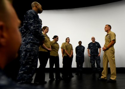 Commander, Navy Cyber Forces force master chief visits NAF Atsugi 140917-N-EI558-029