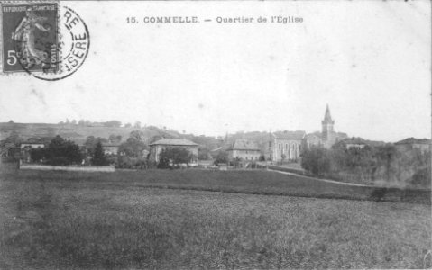 Commelle - quartier de l église