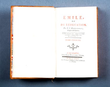 Boken Emile av Rousseau - Skoklosters slott - 86175