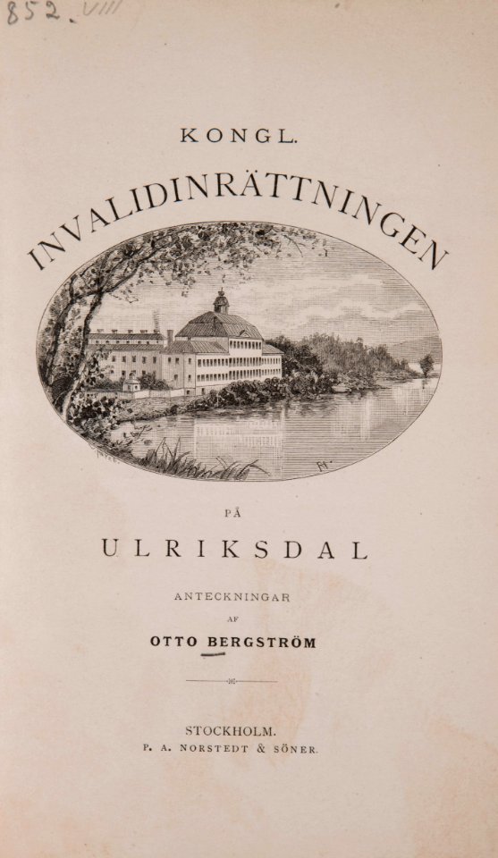Bok, Invalidinrättningen, Ulriksdal - Livrustkammaren - 85254