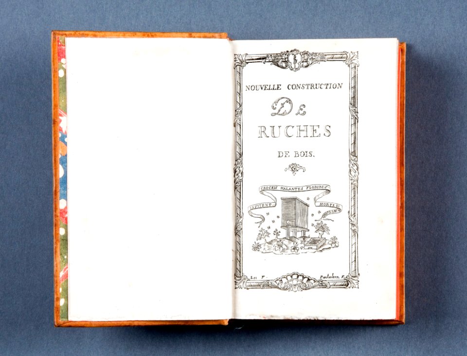 Boken Palteau, Nouvelle construction de ruches de bois Metz 1756 - Skoklosters slott - 86038