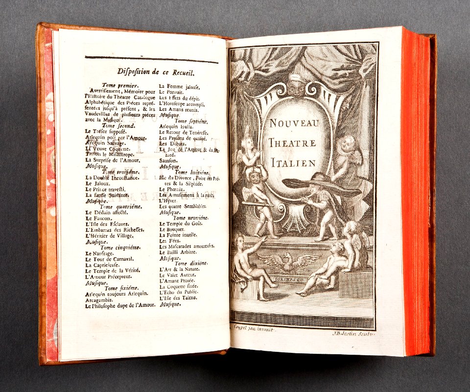 Boken Le nouveau théatre italien - Skoklosters slott - 86200