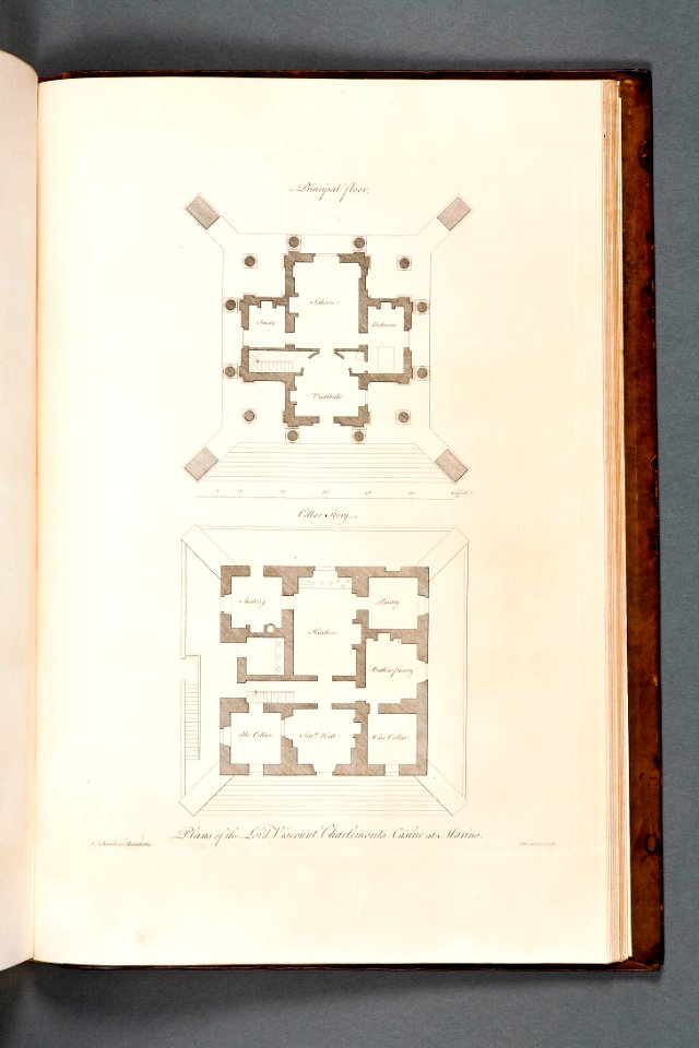 Boken A treatise on civil architecture - Skoklosters slott - 86220