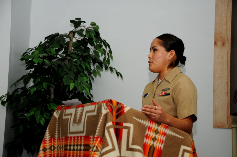 Commander, Task Force 72 celebrates Native American Heritage Month 141120-N-EC644-013