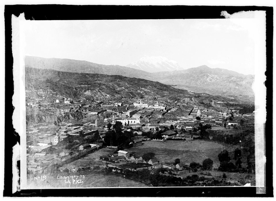 Bolivia, La Paz; Illimani in background LCCN2016821765