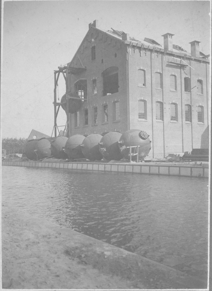 Bolkokers strokarton de Halm Hoogkerk 1912