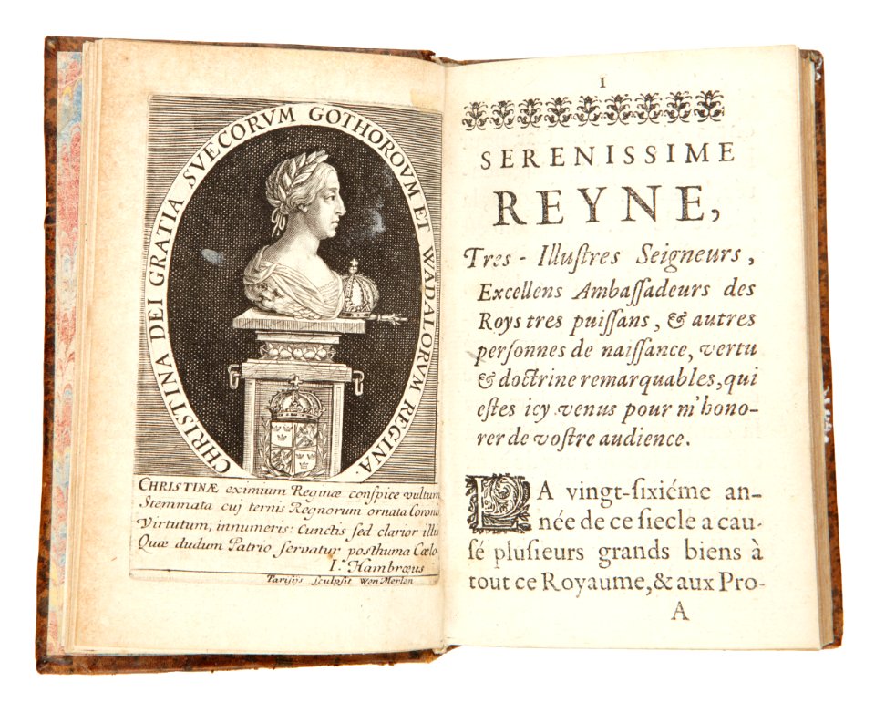 Bok om drottning Kristina av Johan Freinsheim, 1655 - Skoklosters slott - 91430
