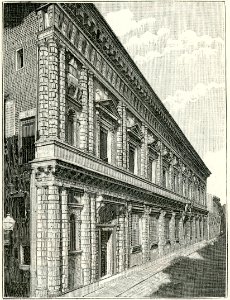Bologna Palazzo Fantuzzi Cloetta xilografia