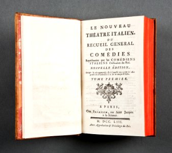 Boken Le nouveau théatre italien - Skoklosters slott - 86199