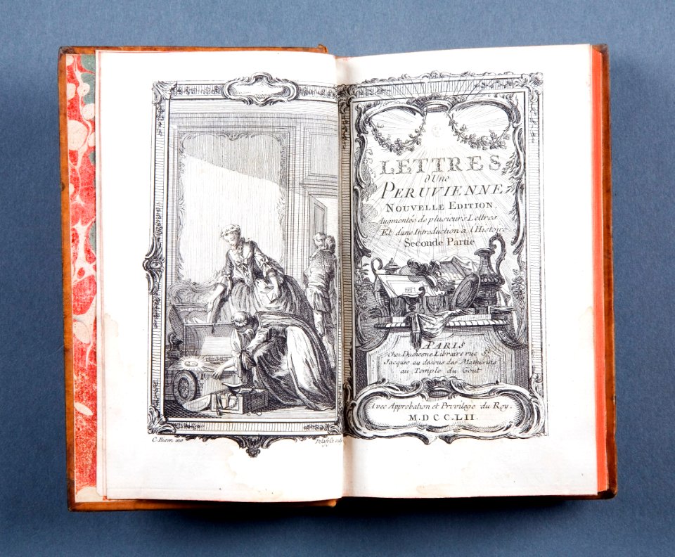 Boken Lettres d'une Peruvienne - Skoklosters slott - 86193