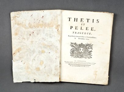 Boken Thetis et Pelée, tragedie. - Skoklosters slott - 86027