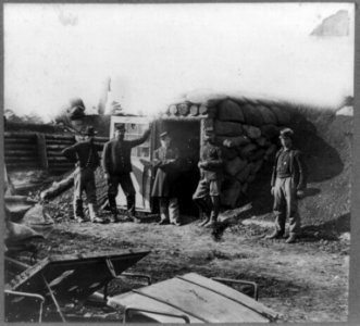 Bomb proof quarters in Fort Burnham LCCN92500031