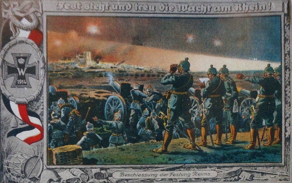 Bombardement allemand sur Reims