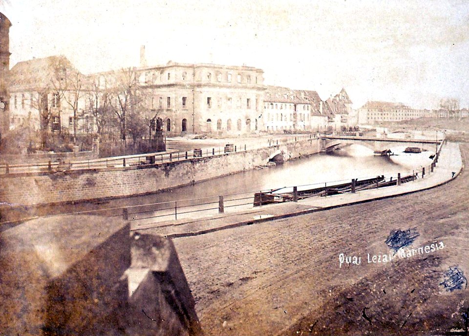 Bombardement de Strasbourg-1870-Quai Lezay-Marnesia